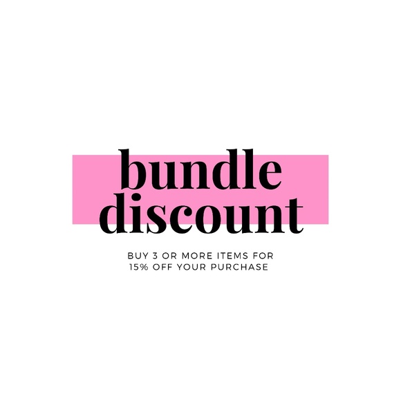 15% OFF BUNDLE DISCOUNT - Picture 1 of 1